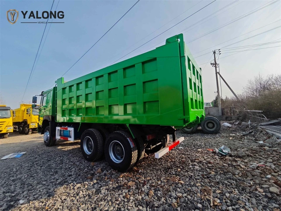 Howo 6x4 371 Dump Truck, Green factory